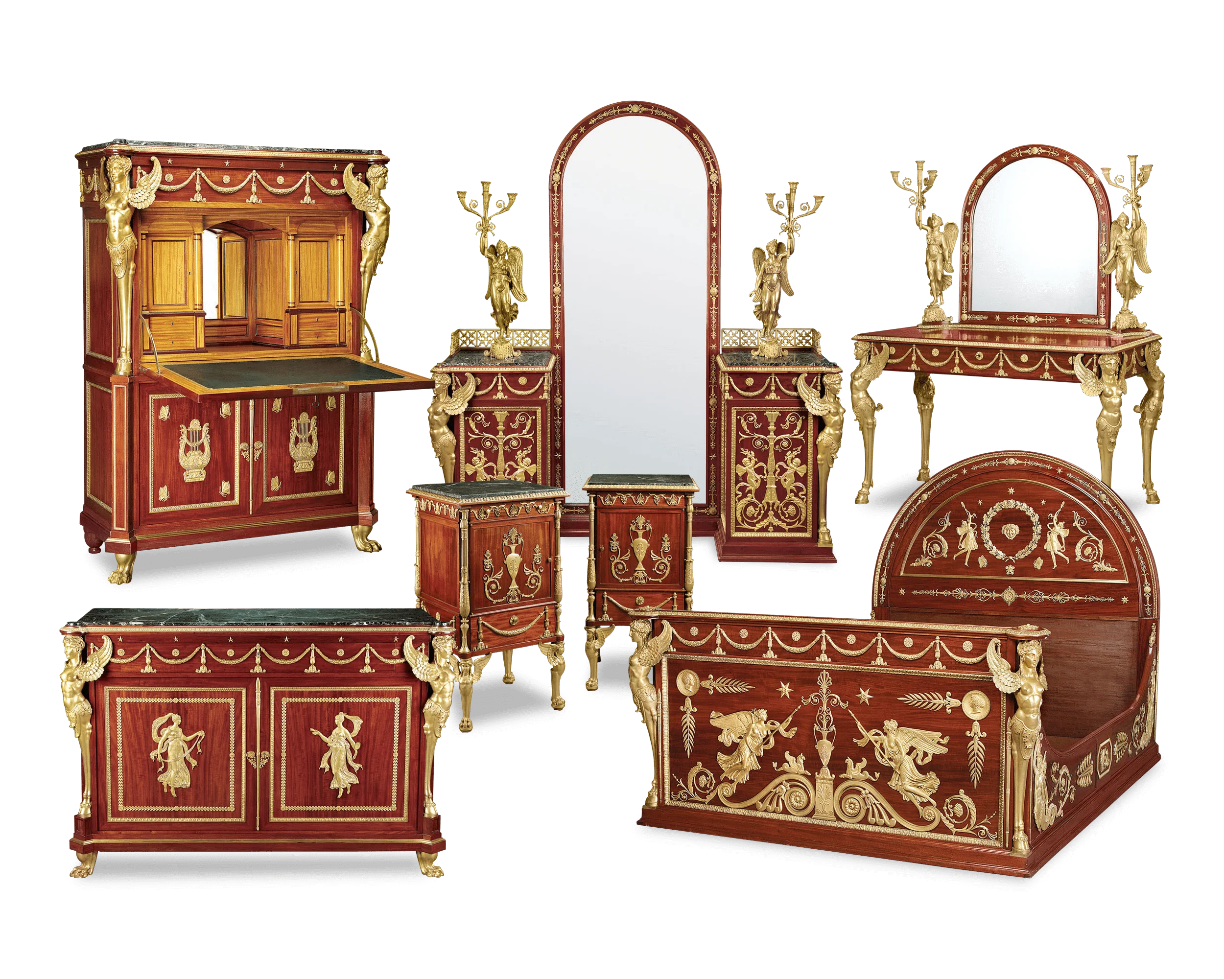 Egyptian Empire Bedroom Suite