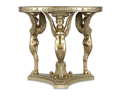 Silver-Gilt Exhibition Tea Table by Maison Aucoc