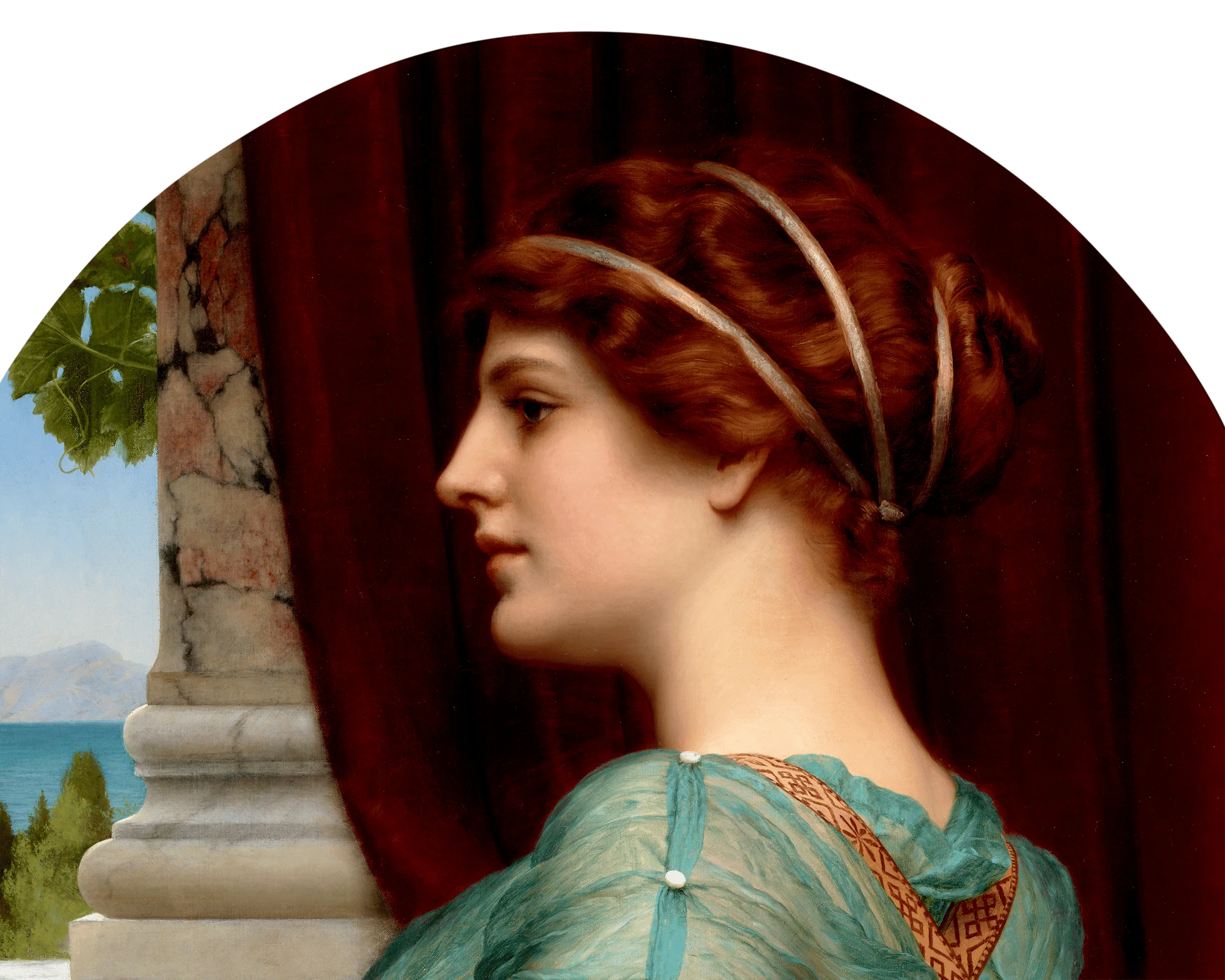 A Pompeian Lady by John William Godward - Image 4