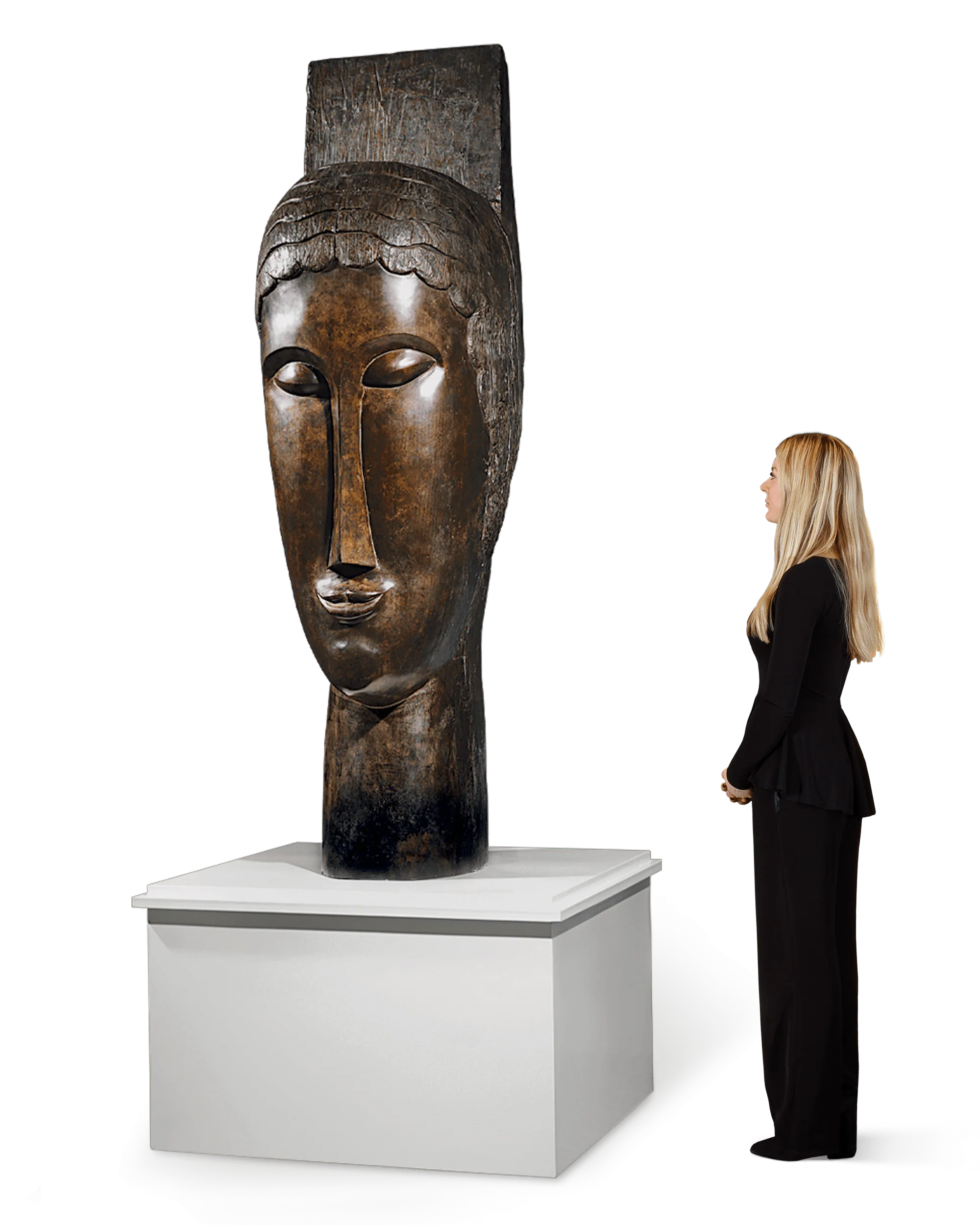 Tête de cariatide by Amedeo Modigliani - Image 2