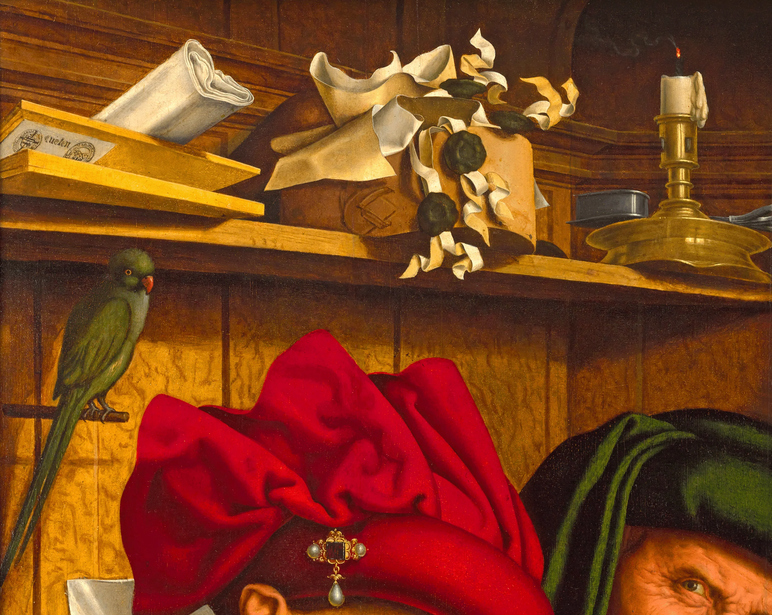 The Tax Collectors attributed to Marinus van Reymerswaele - Image 5