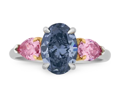 Fancy Deep Blue Diamond Ring, 1.50 Carats