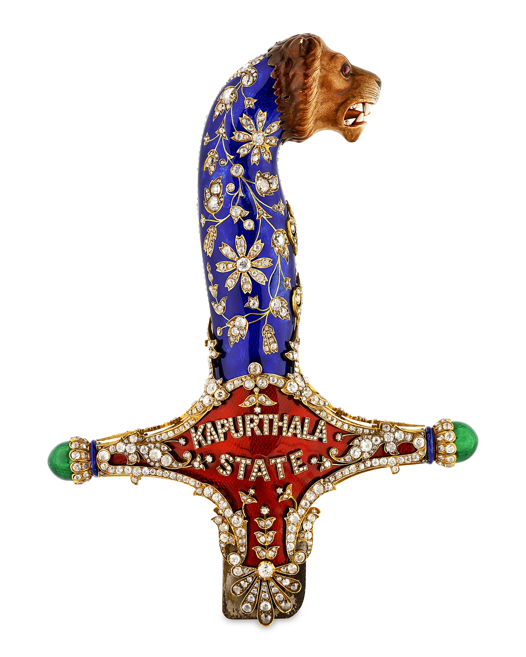 Diamond and Enamel Sword Hilt of the Maharajah - Image 3