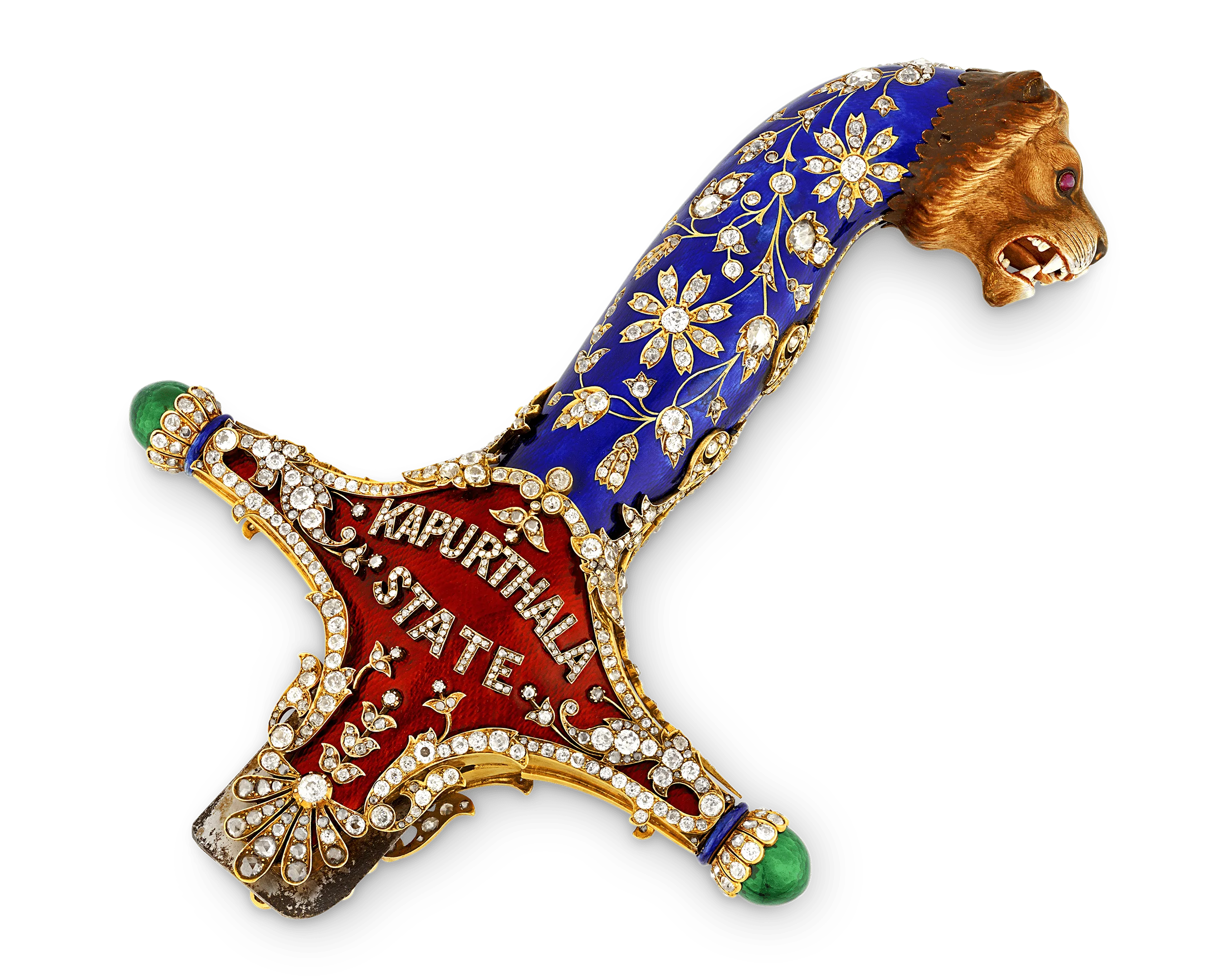 Diamond and Enamel Sword Hilt of the Maharajah - Image 4