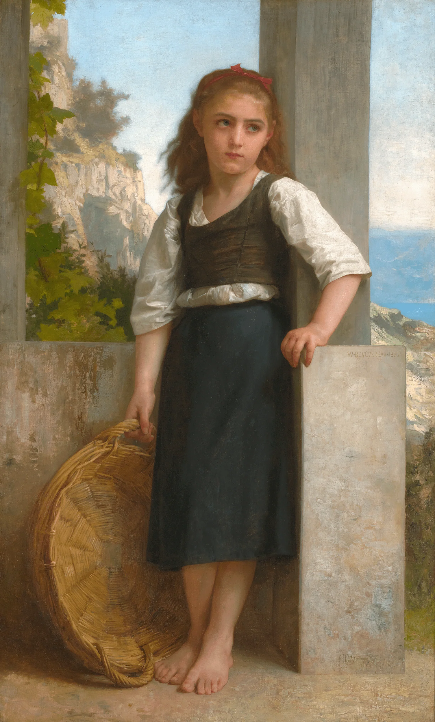 La fille du pêcheur by William Bouguereau - Image 2