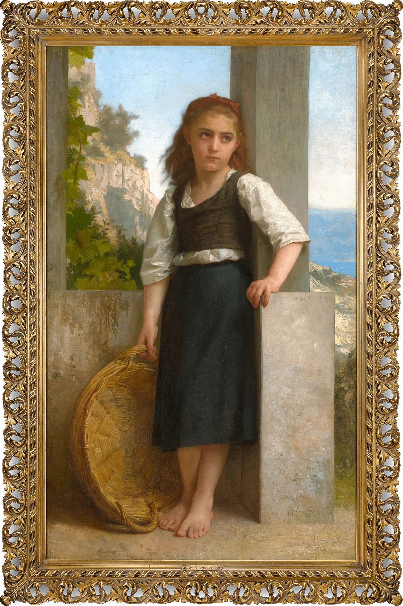 La fille du pêcheur by William Bouguereau - Image 3