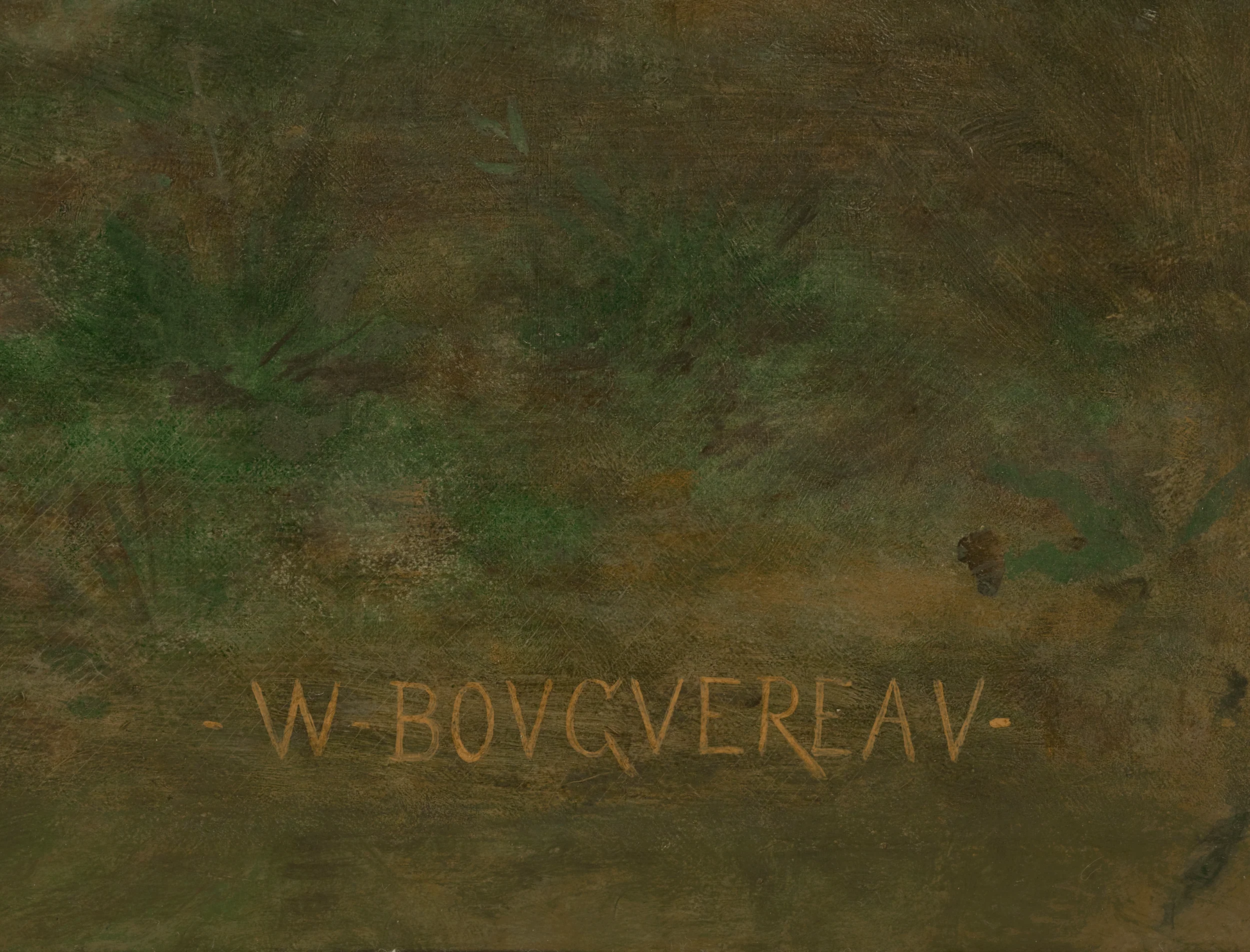 Young Mother Contemplating Two Embracing Children by William-Adolphe Bouguereau - Image 5