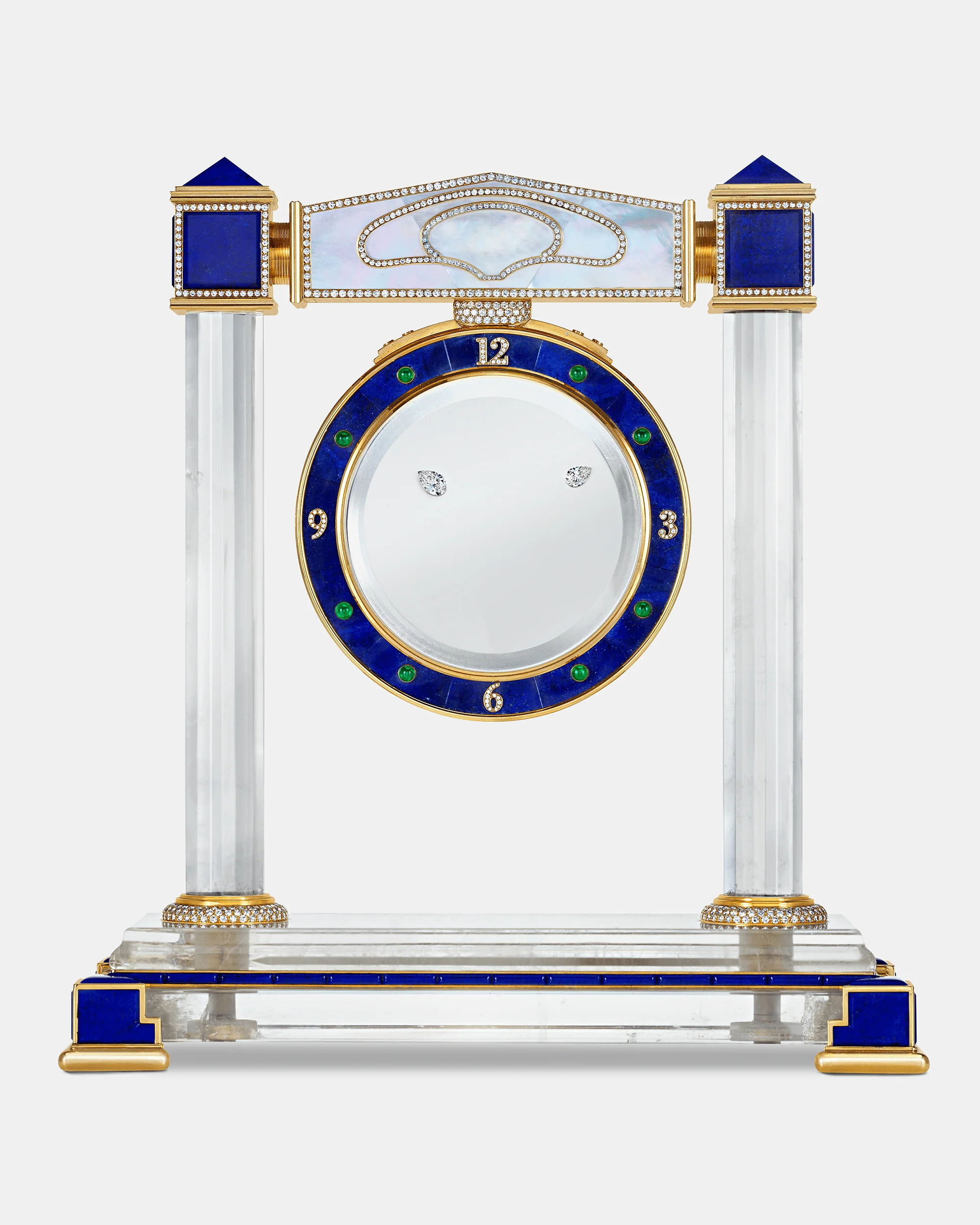 Floating Diamond Mystery Clock