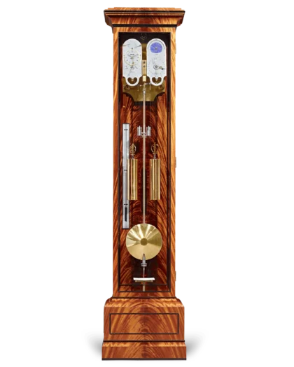 Double Pendulum Clock with Planisphere and Wandering Moon by David Walter