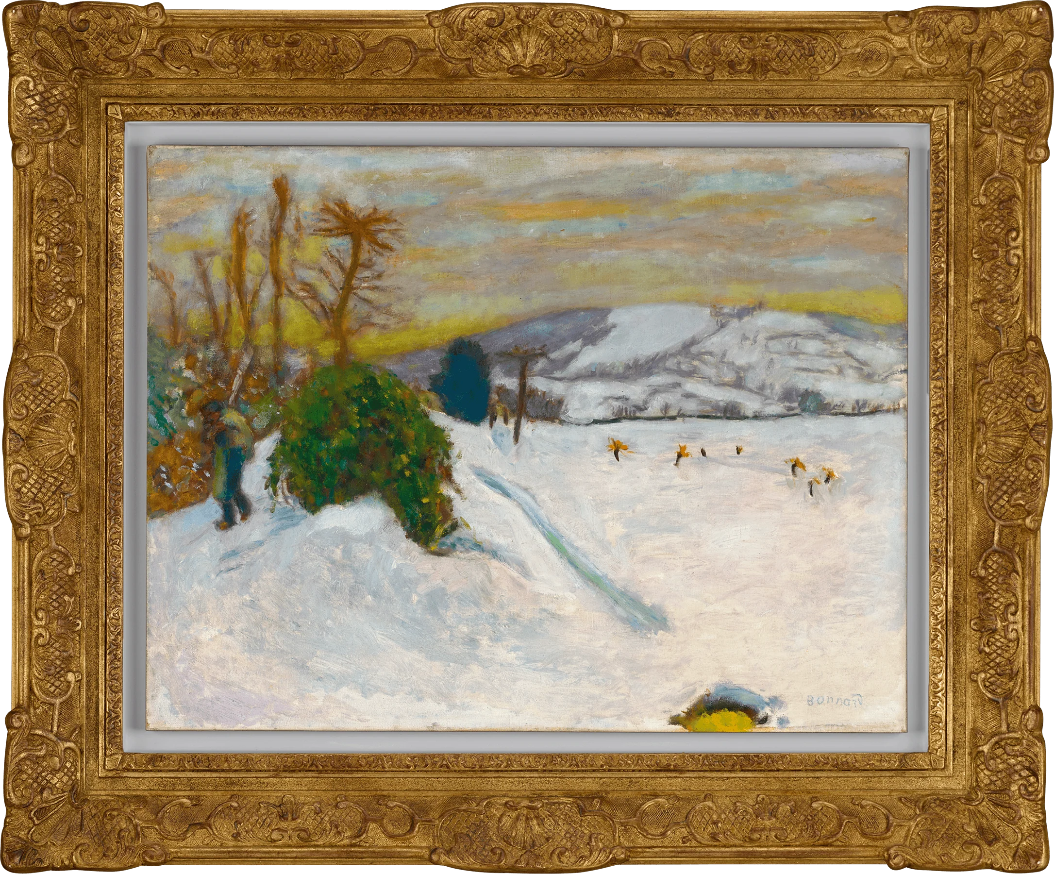 La neige au Grand-Lemps by Pierre Bonnard - Image 3