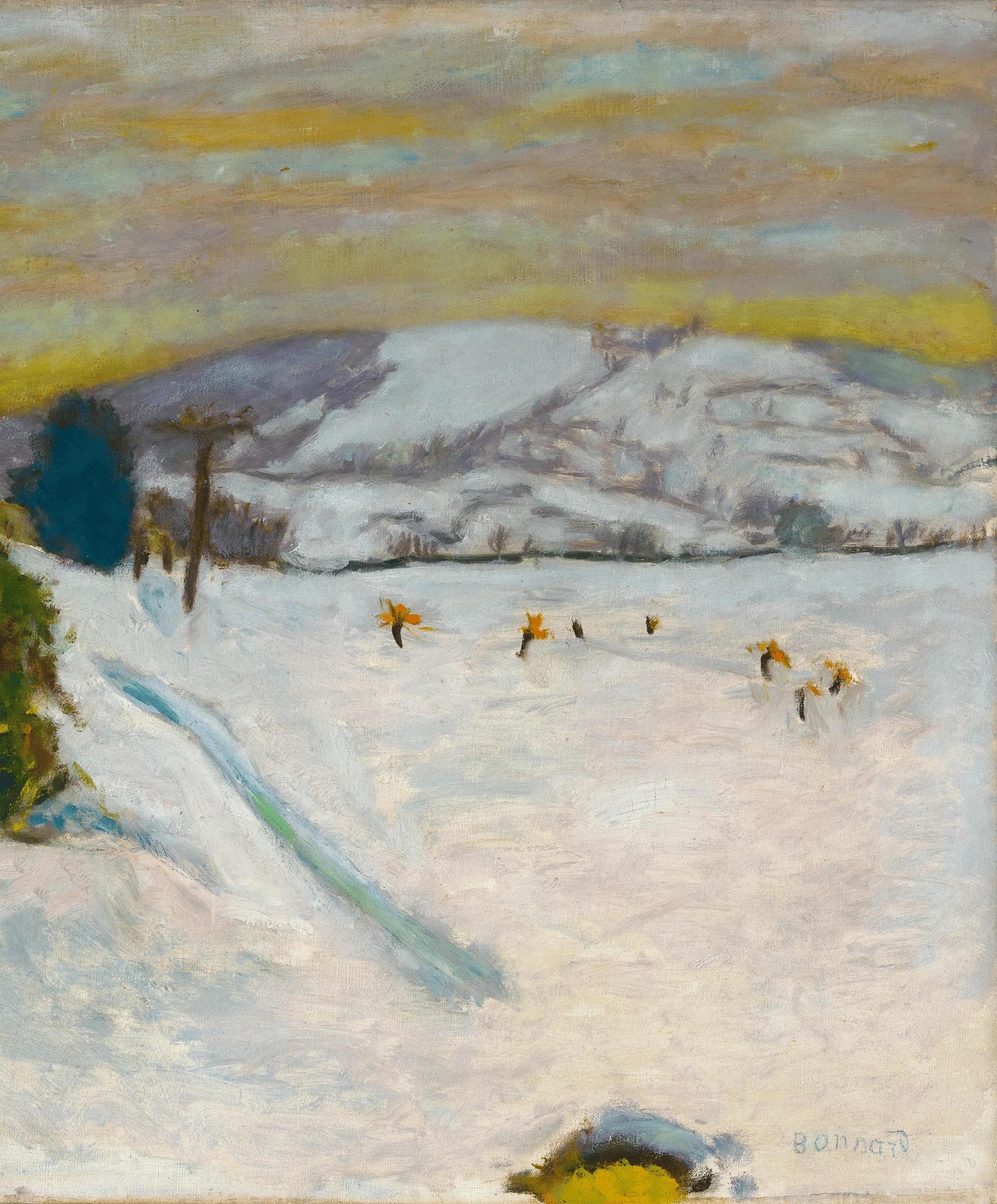 La neige au Grand-Lemps by Pierre Bonnard - Image 5